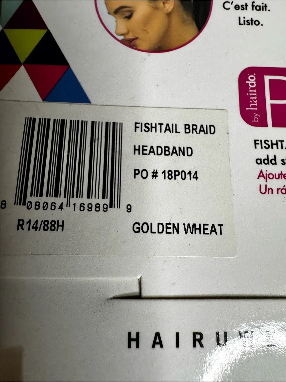 5/$25 NWT POP Fishtail Braid Headband - Golden Wheat